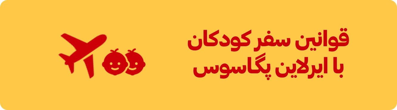 قوانین سفر کودکان و نوزادان با ایرلاین پگاسوس