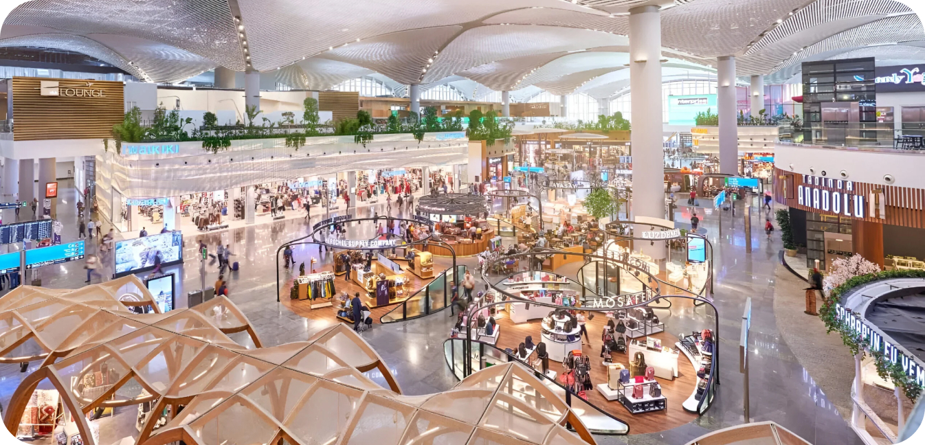 امکانات و خدمات فرودگاه استانبول