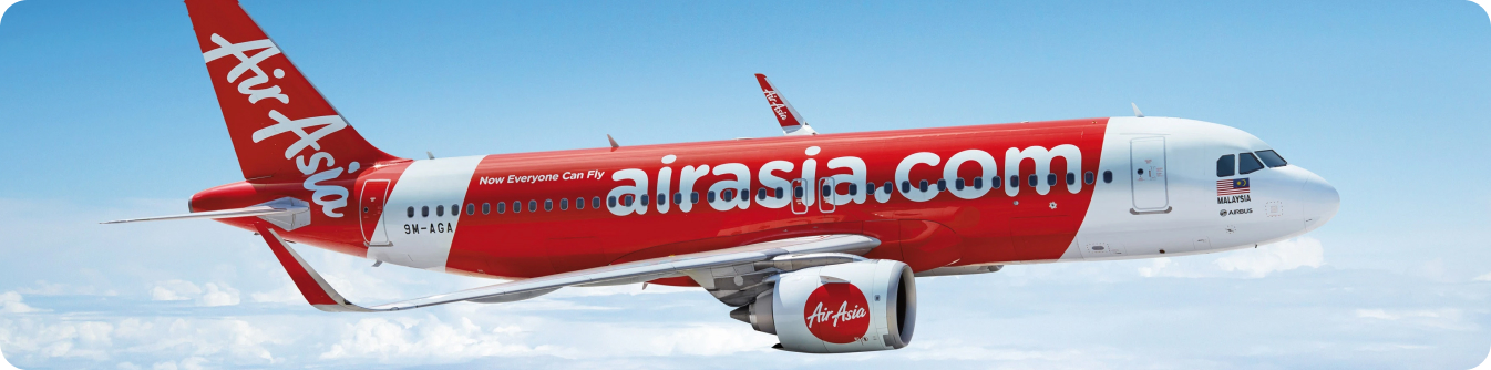 ایرآسیا با لوگو قرمز