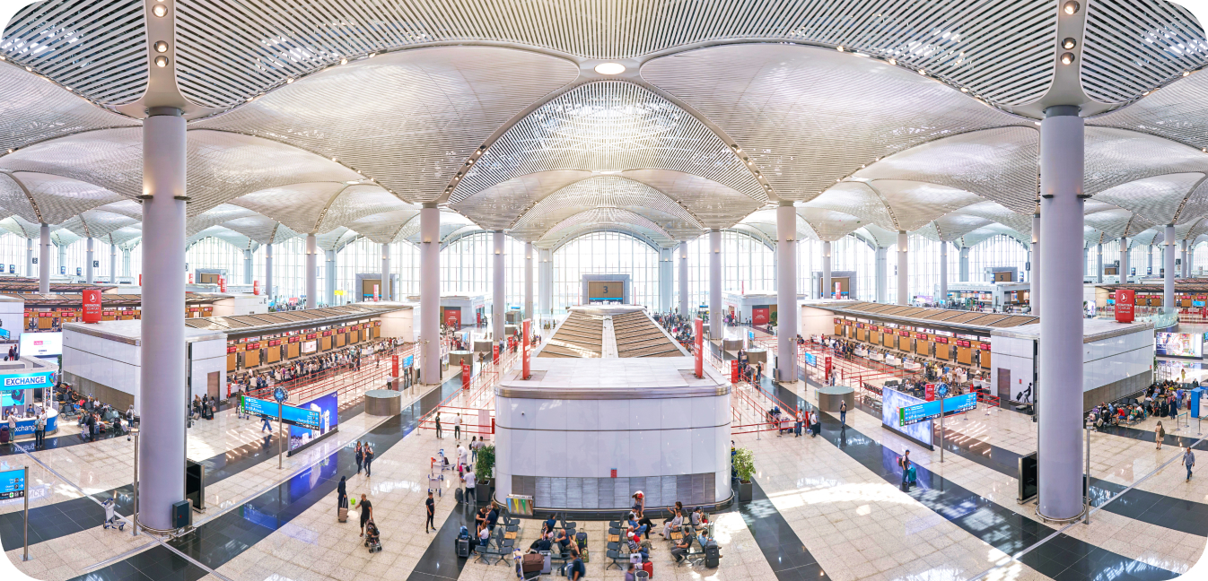 ترمینال های فرودگاه استانبول