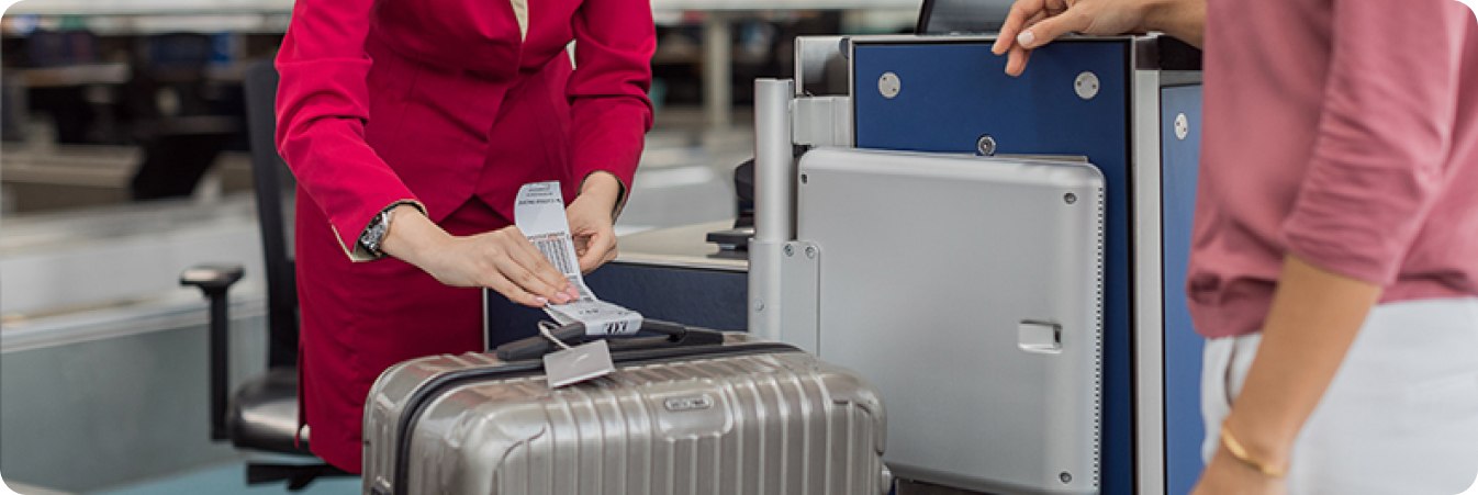 تحویل چمدان‌ها و دریافت رسید بار در فرودگاه